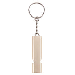 Survival Double Pipe Whistle Keychain. FREE SHIPPING